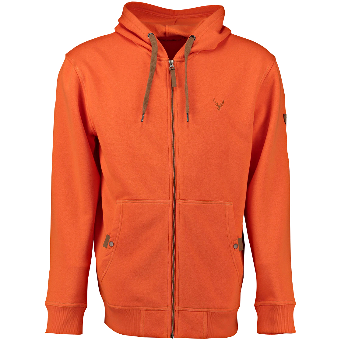 OS Trachten Zawul Sweatshirtjacke 1/1 Arm Herren (Orange) 