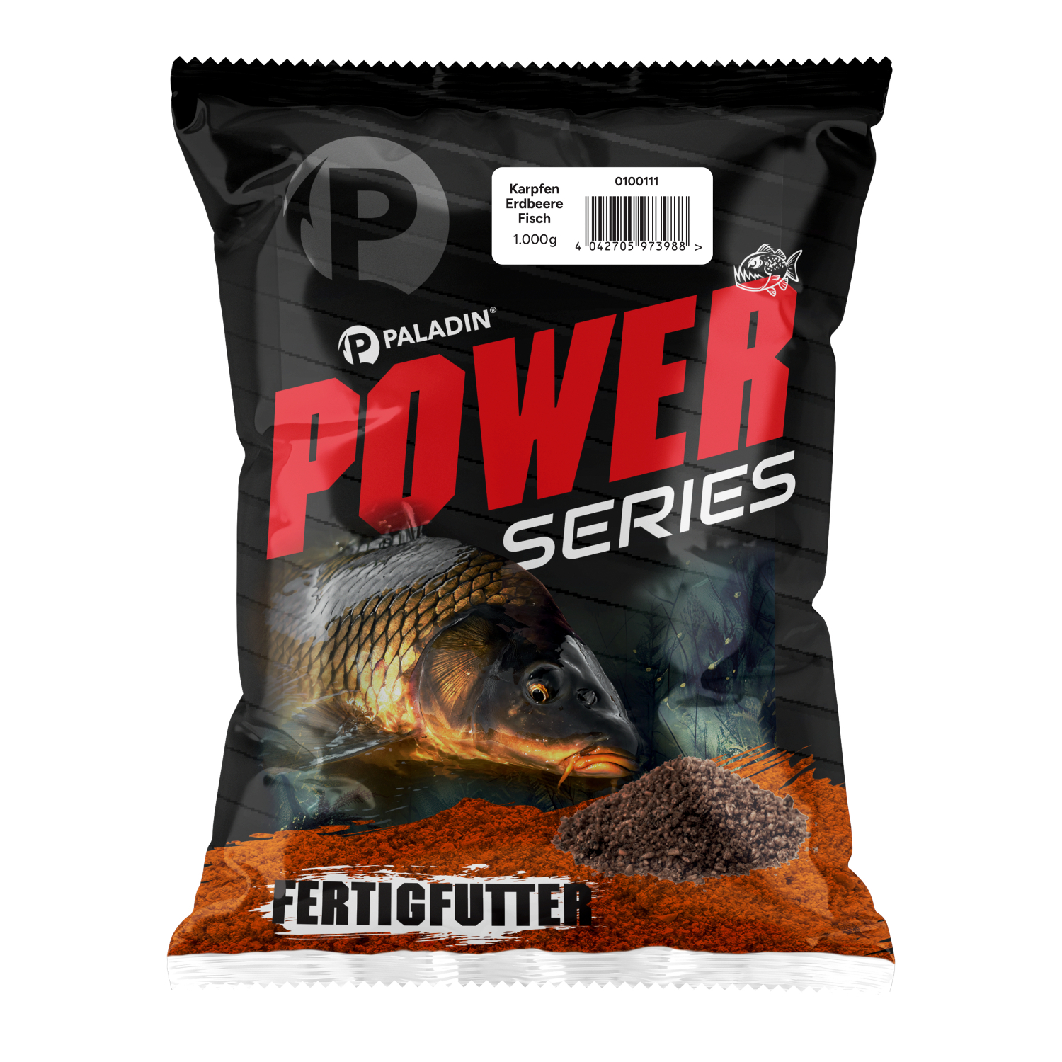 Paladin Paladin Grundfutter Power (Karpfen Erdbeer Fisch) 