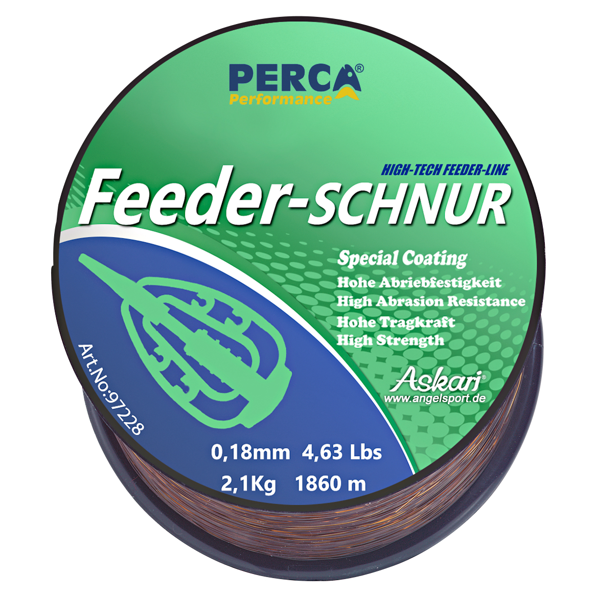 Perca Original Feederschnur Performance (braun) 