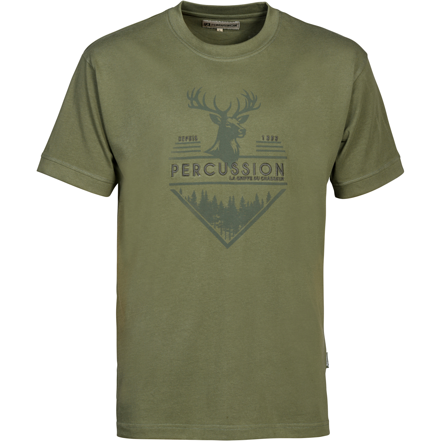 Percussion Elaphe T-Shirt Herren (Khaki) 