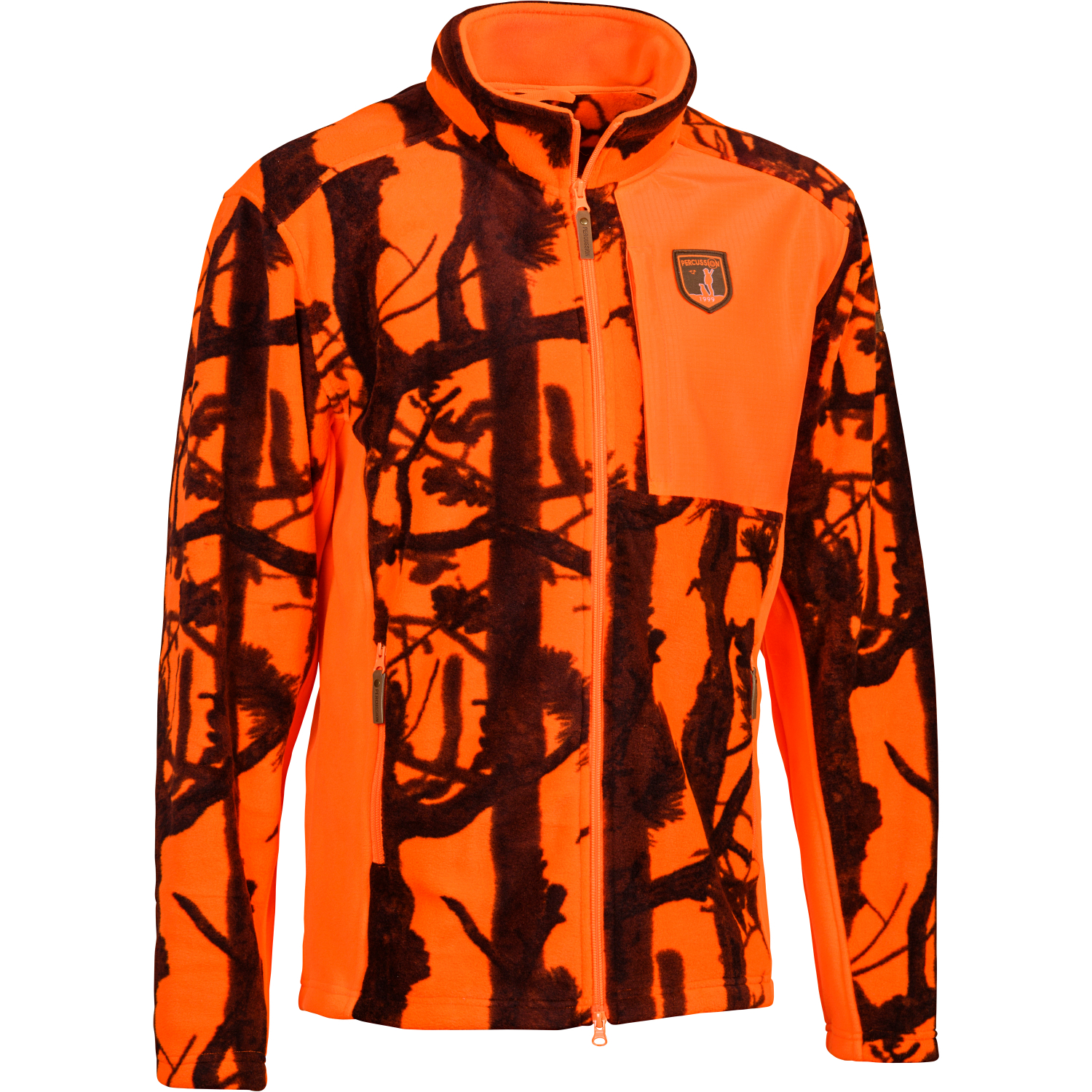 Percussion Norway Fleecejacke Herren (Ghostcamo Blaze & Black) 
