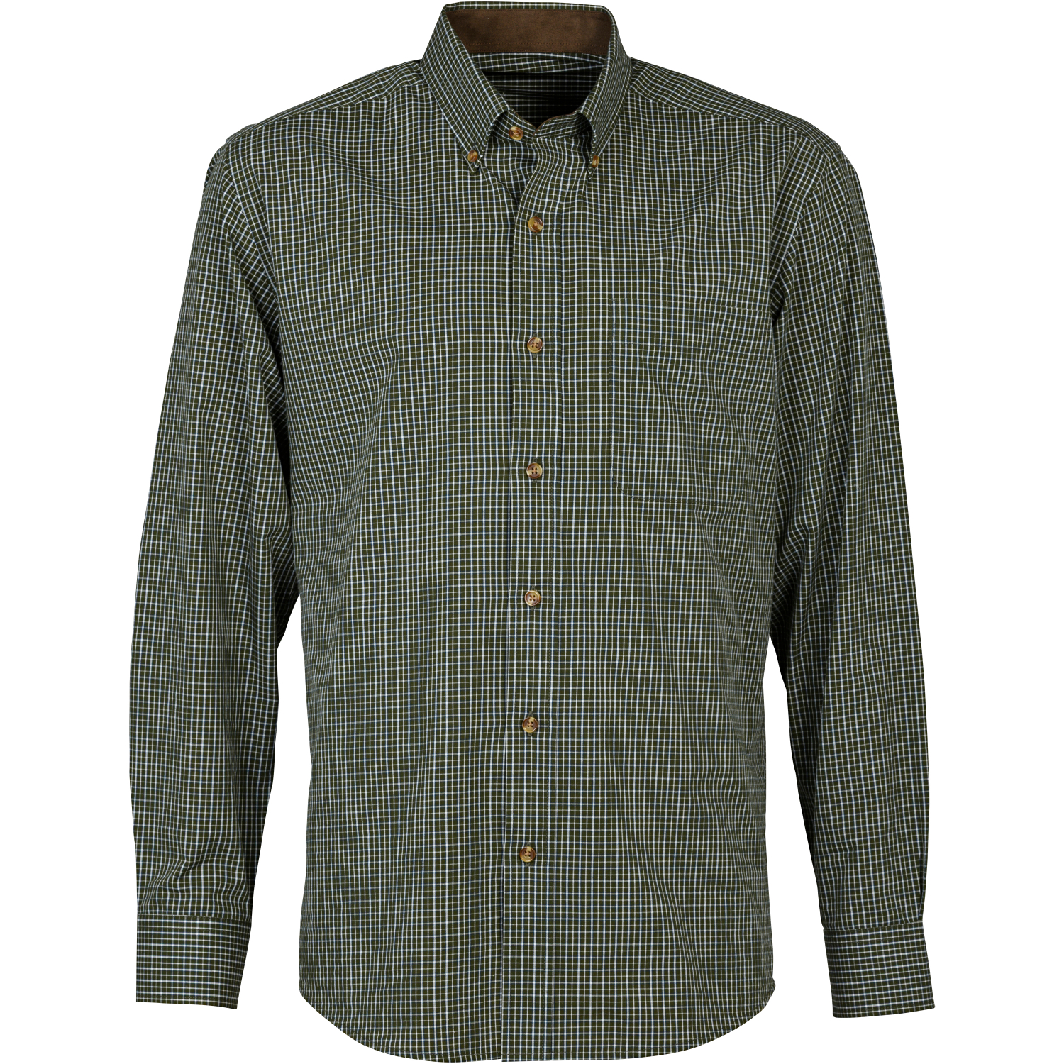 Percussion Pembroke Langarmhemd Herren (Khaki) 