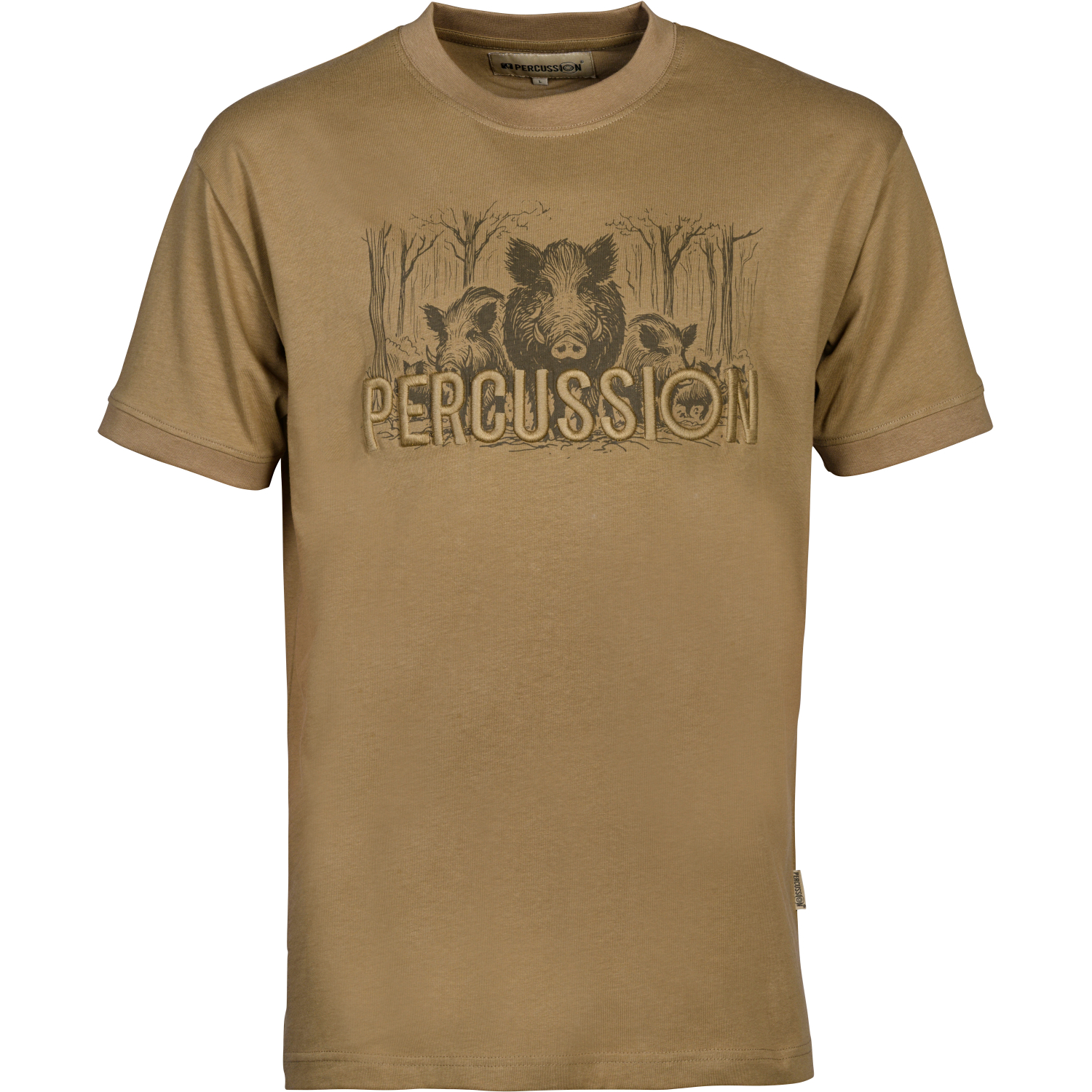 Percussion Wildboar Compagnie T-Shirt Herren (Beige) 