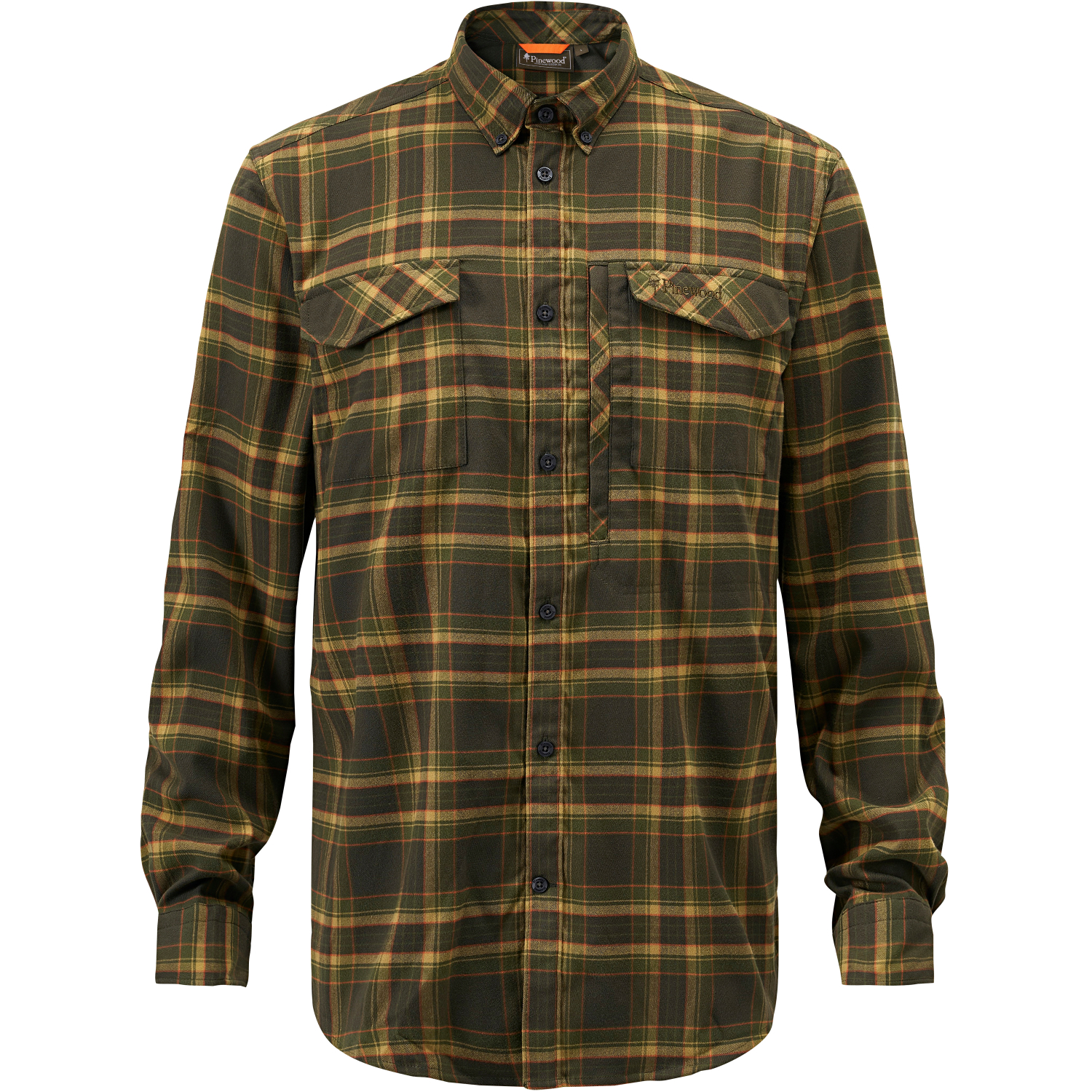 Pinewood Abisko Hiking Flannel Shirt Herren (Mossgreen) 