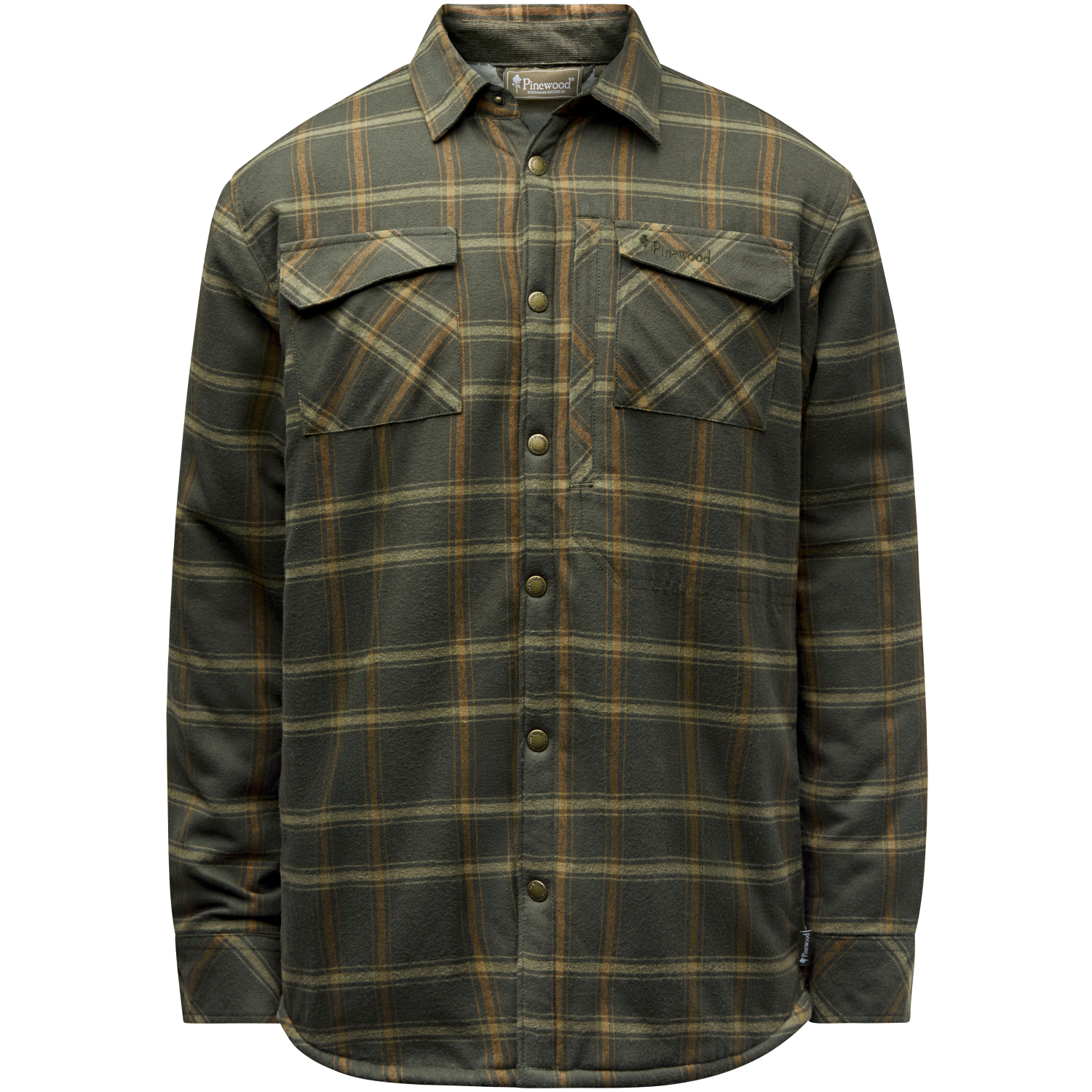 Pinewood Herren Pile Overshirt (Dunkelgrün) 