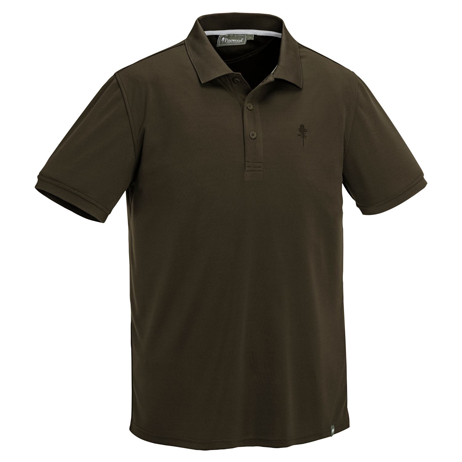 Pinewood Herren Polo Shirt Ramsey Coolmax (braun) 