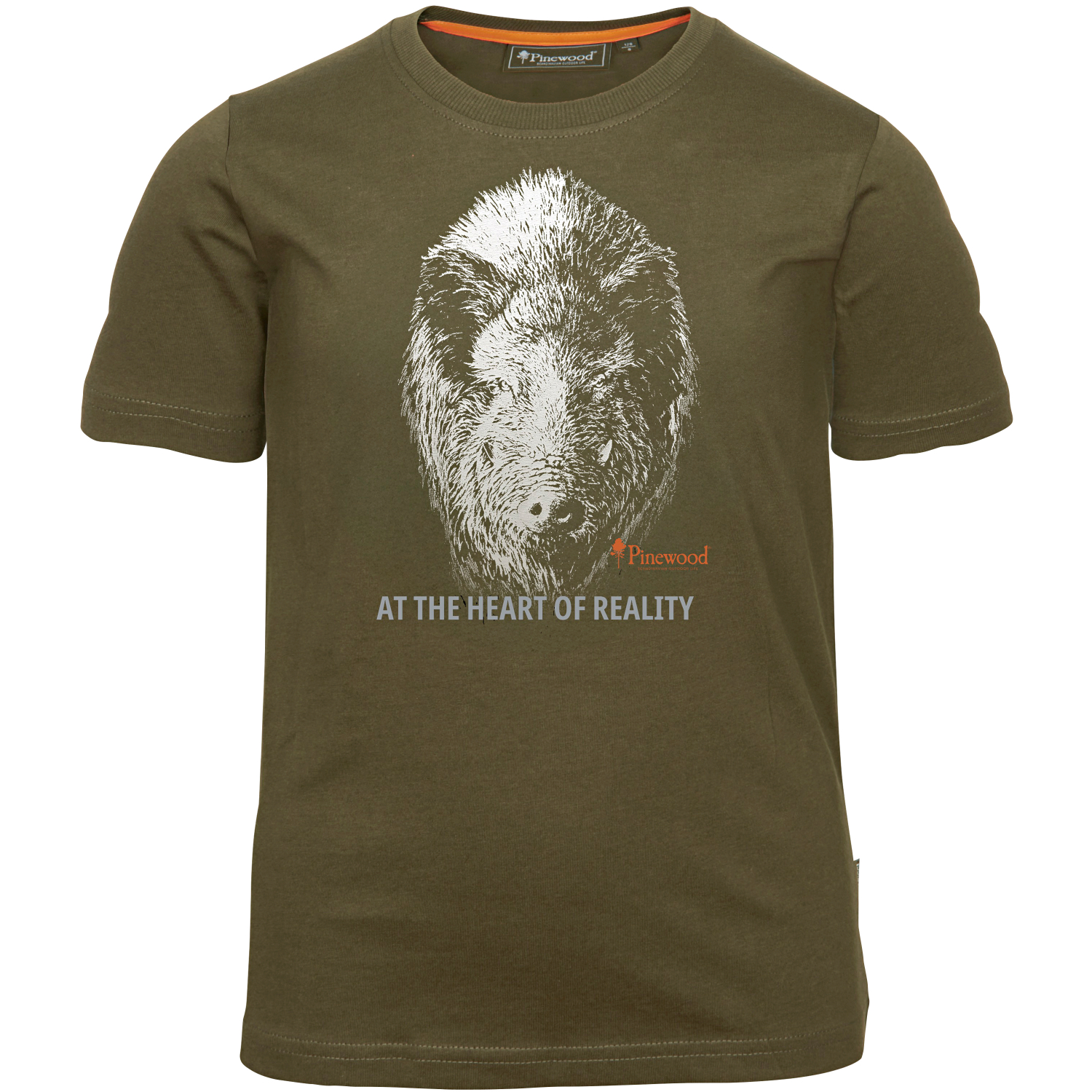 Pinewood Wild Boar T-Shirt Kinder (H.Olive) 