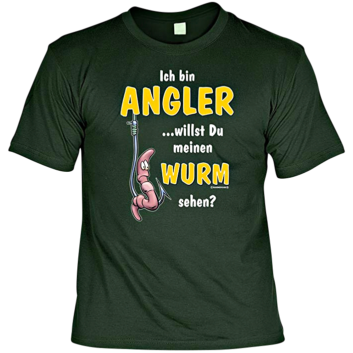 Rahmenlos Herren T-Shirt "Ich bin Angler ..." 