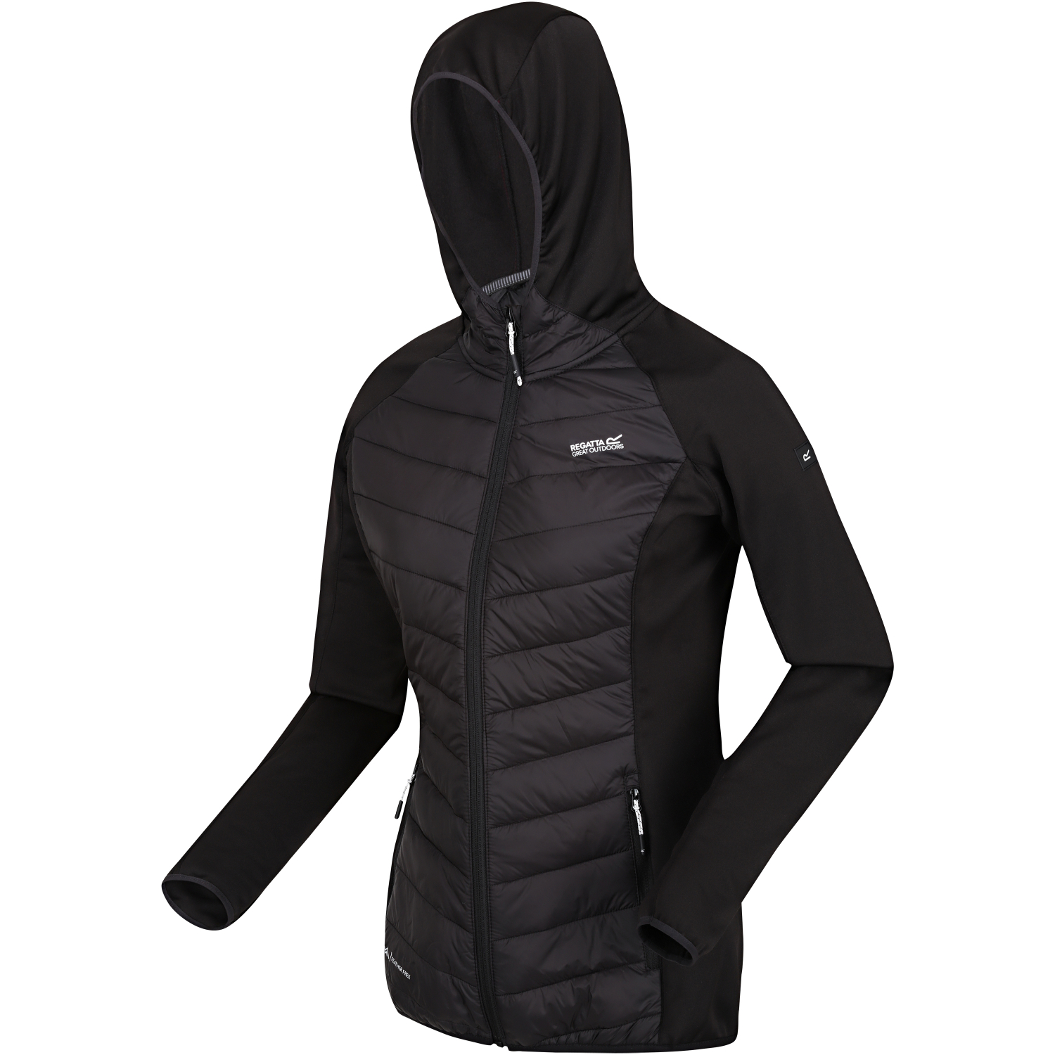 Regatta Damen Jacke Andreson VIII Hybrid (schwarz) 