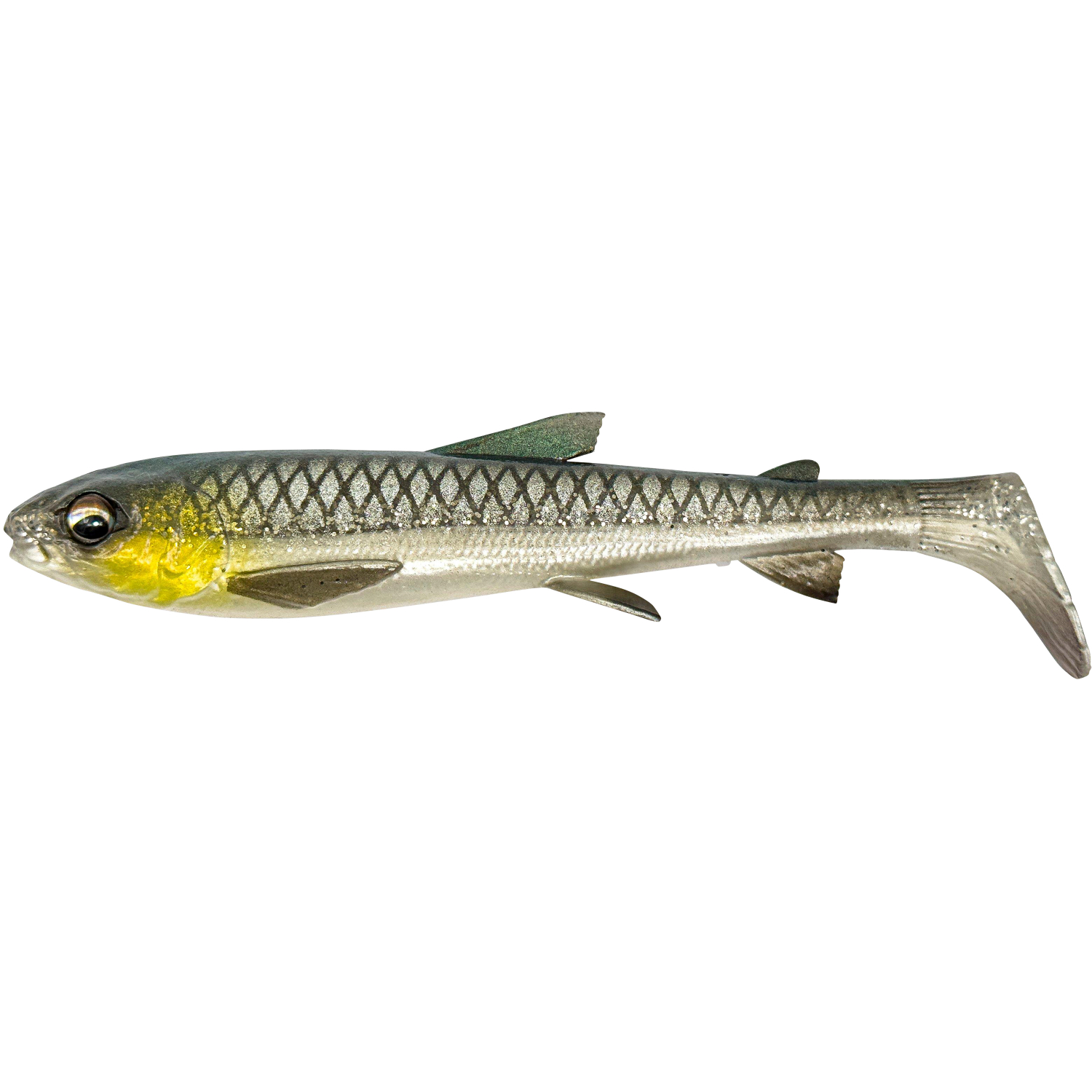 Savage Gear 3D Whitefish Shad (Green Silver) 