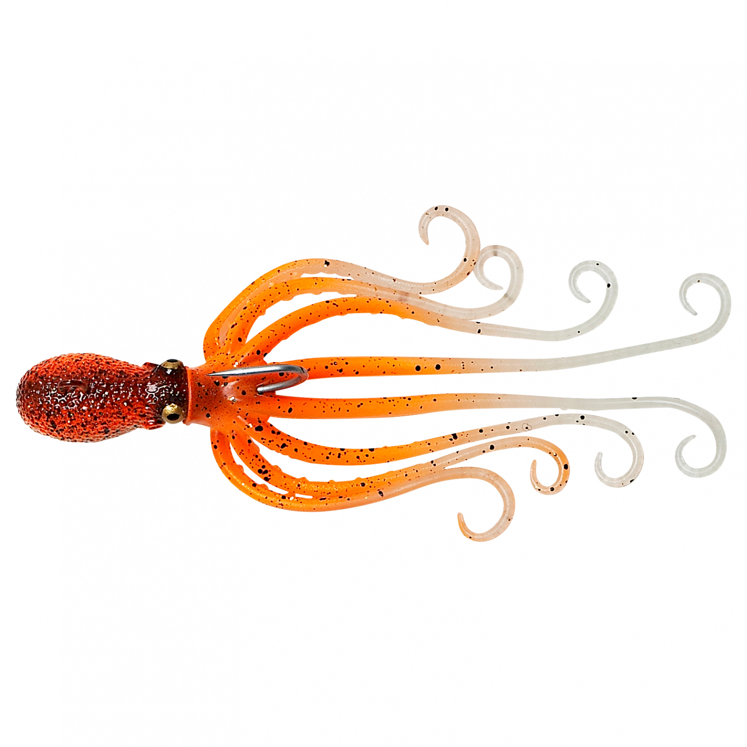 Savage Gear Softbait 3D Octopus (UV Orange Glow) 