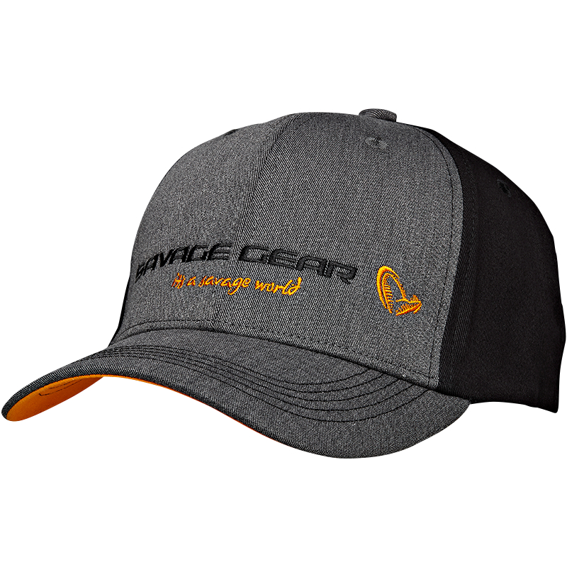 Savage Gear Strike Cap Unisex (Grey Melange/Black) 