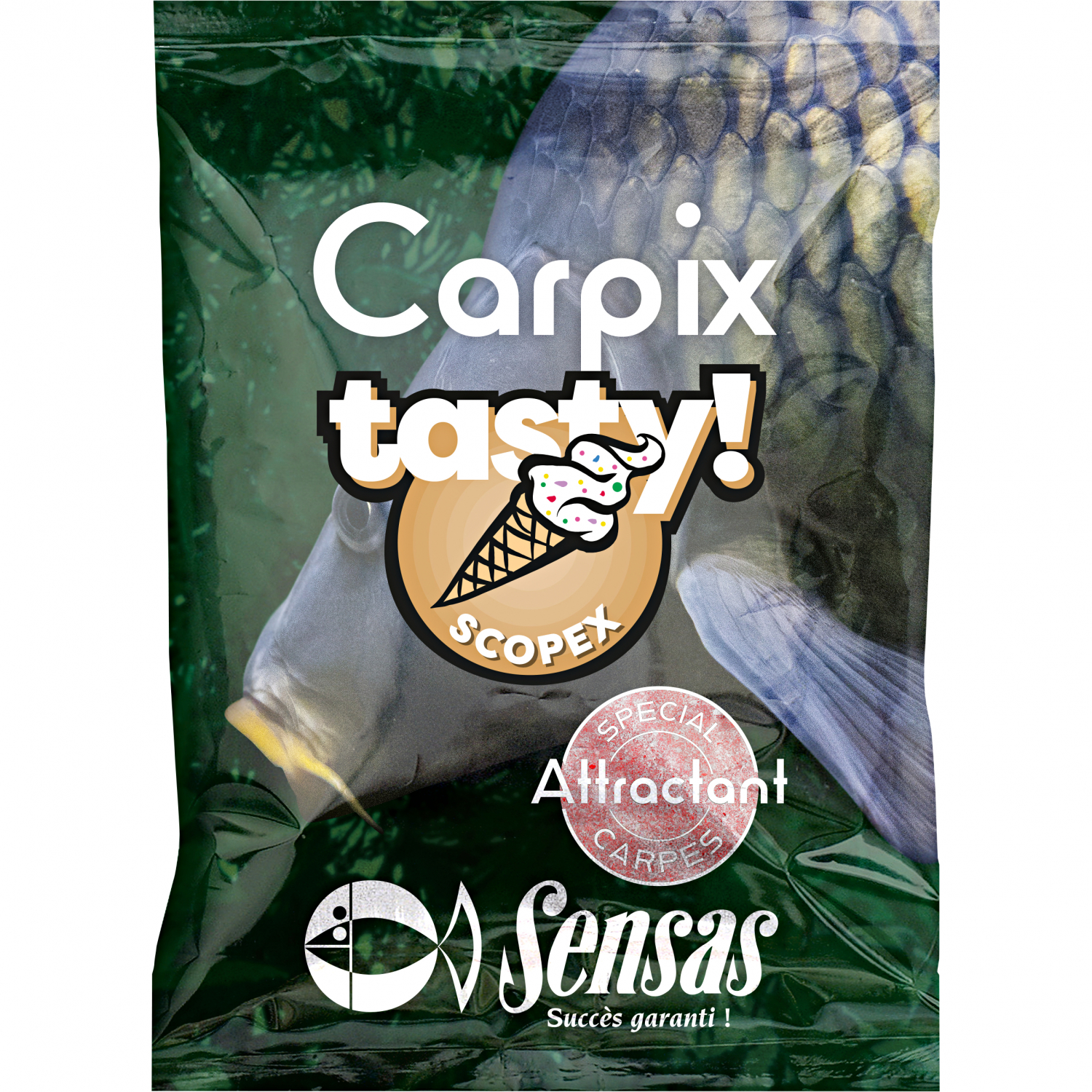 Sensas Lockpulver Carpix Tasty (Scopex) 