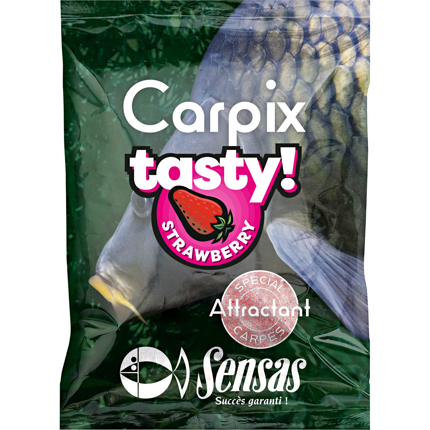 Sensas Lockpulver Carpix Tasty (Strawberry) 