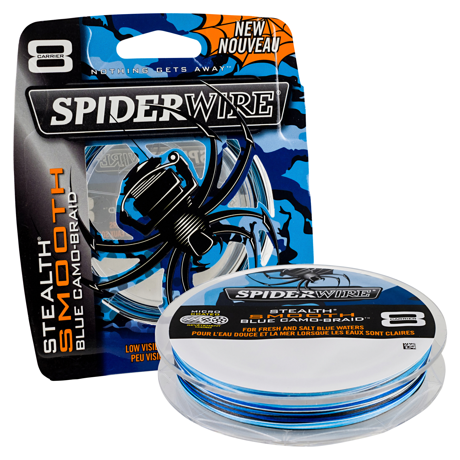 Spiderwire Spiderwire Angelschnur Stealth Smooth 8 (blue camo) 