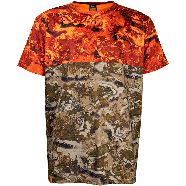 Spika Herren Trail T-Shirt (Biarri Blaze Camo) 