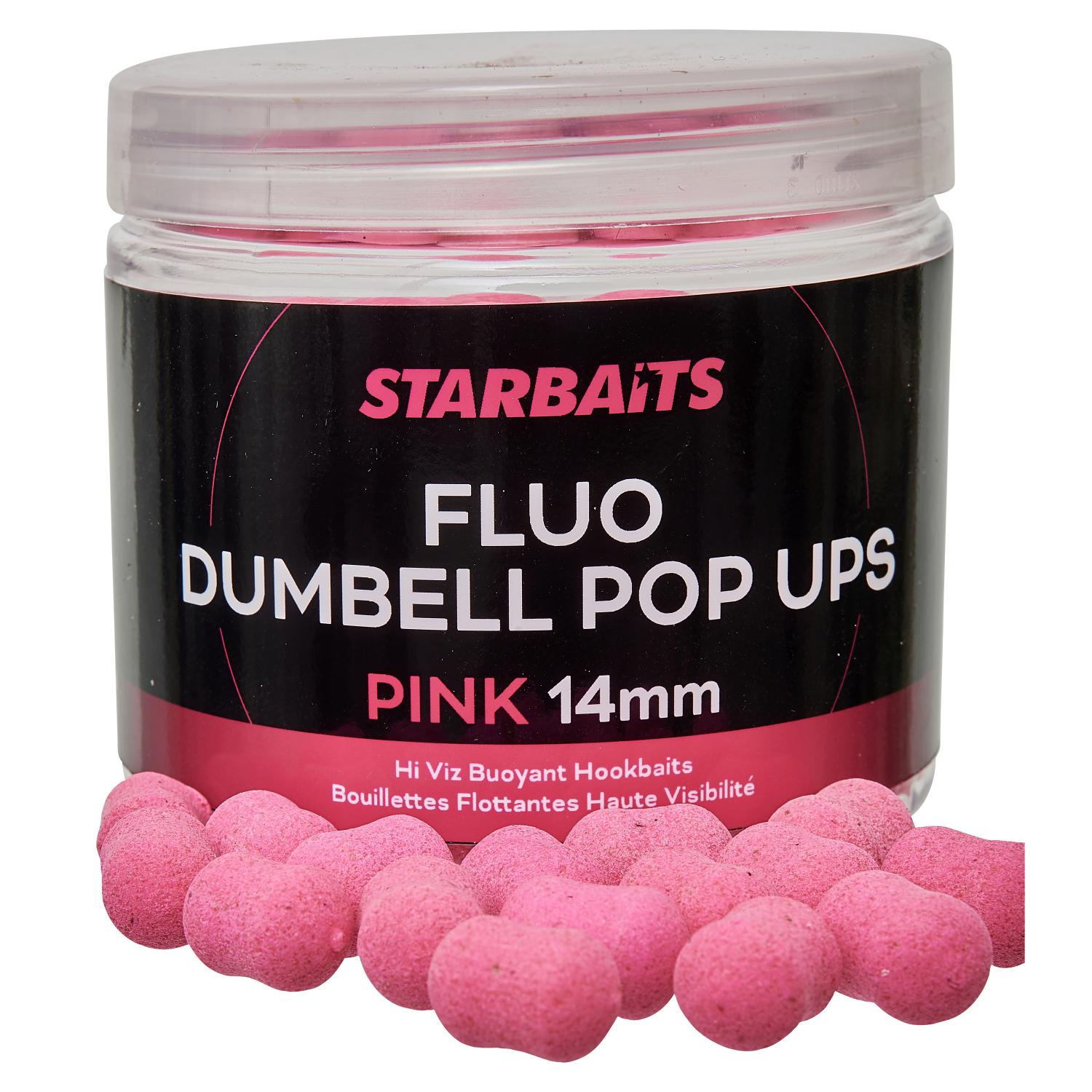 Starbaits Fluo Dumbell Pop Ups (rosa) 