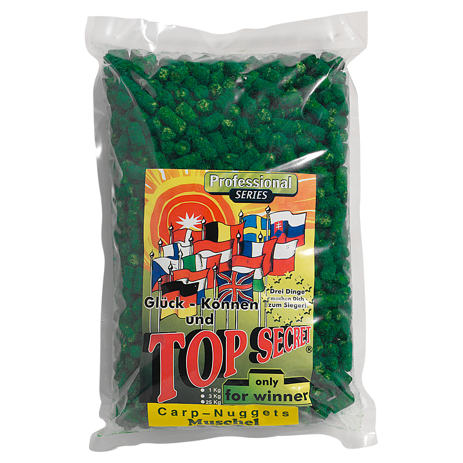Top Secret Partiköder Carp Nuggets (Muschel) 