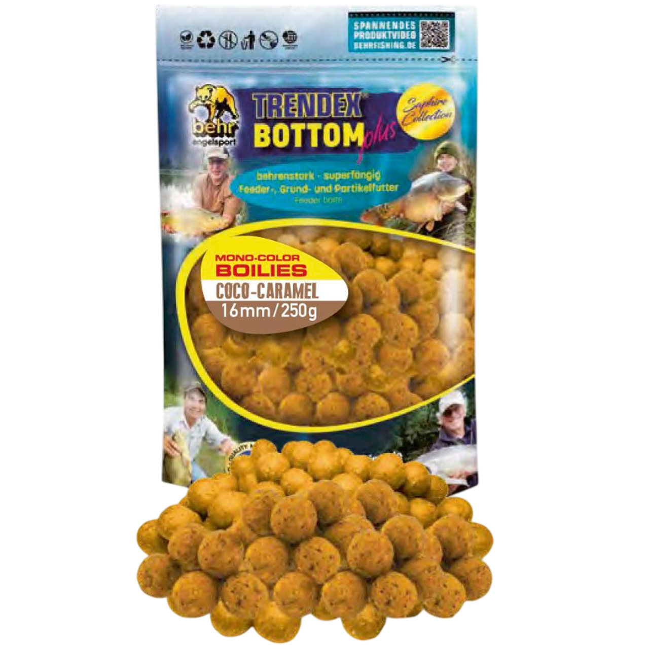 Trendex Mono-Colour Boilies (Coco-Karamel) 