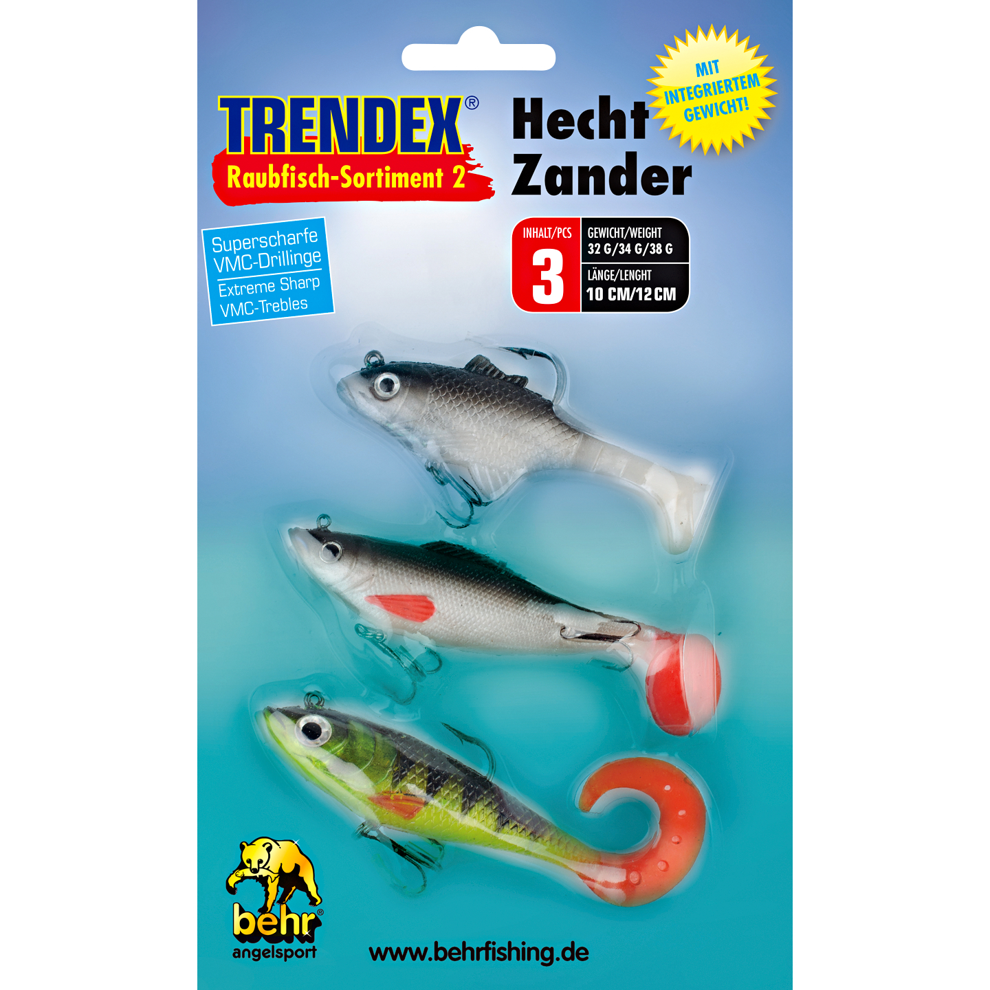 Trendex Raubfisch Jig-Sortiment 2 (Hecht/Zander) 