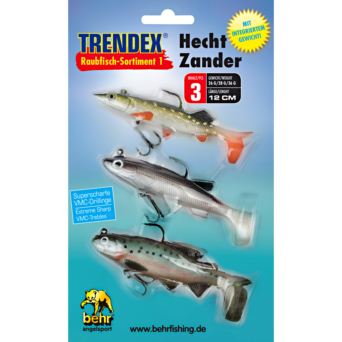 Trendex Raubfisch-Sortiment 1 (Hecht/Zander) 