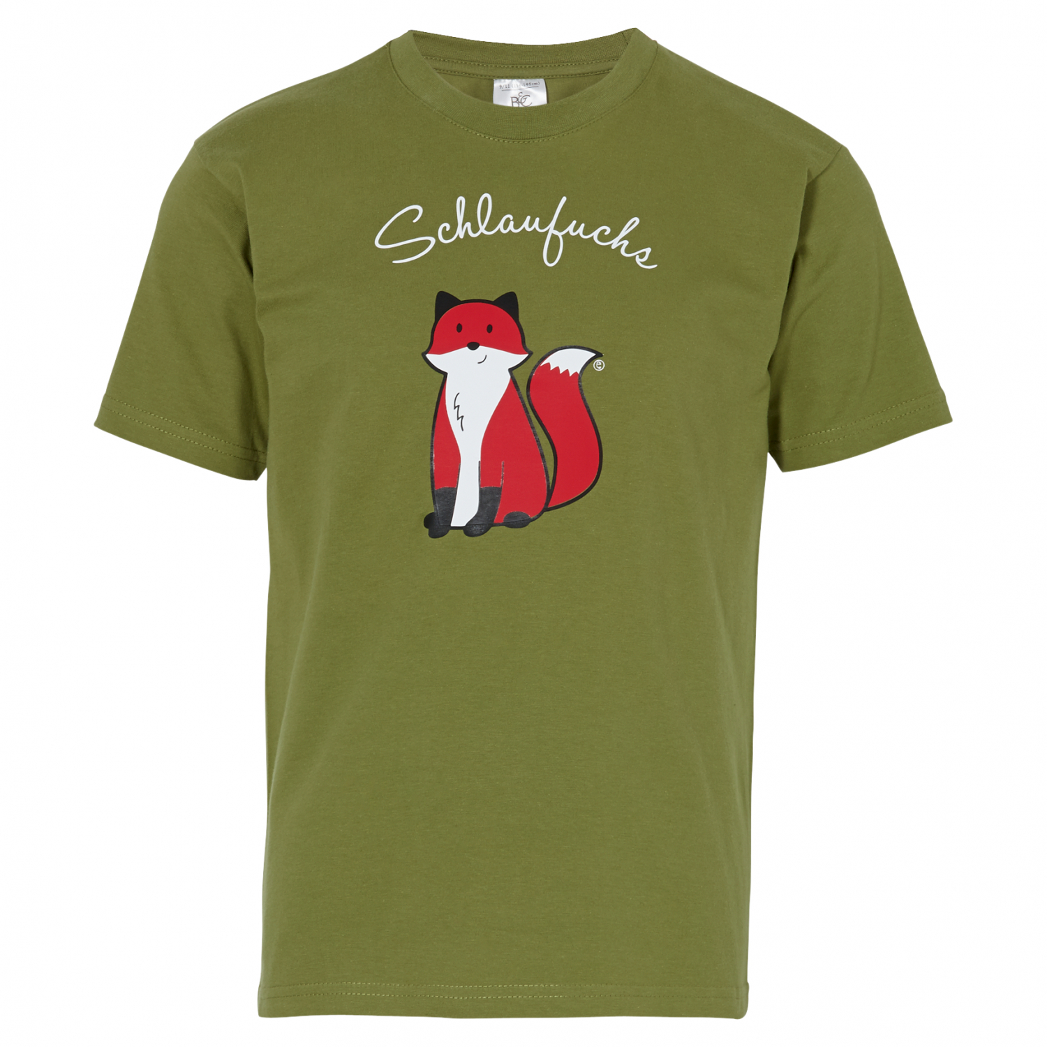 T-Shirt "Schlaufuchs" Kinder (Oliv) 