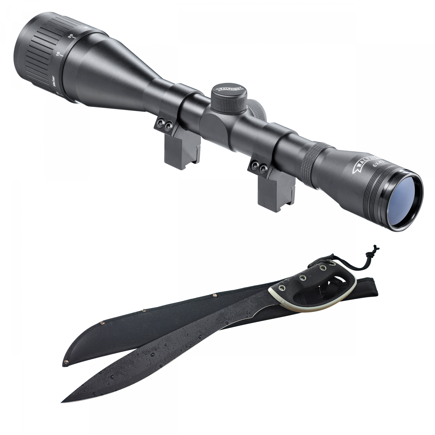 Walther Zielfernrohr + Machete Set 