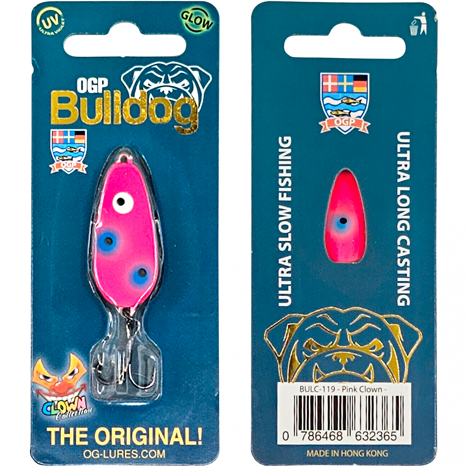 Westin Forellenköder Bulldog Mini (Pink Clown) 