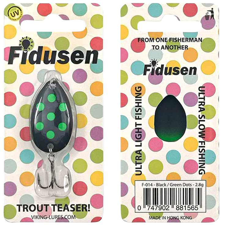 Westin Kunstköder Fidusen (Black/Green, 2,8 g) 