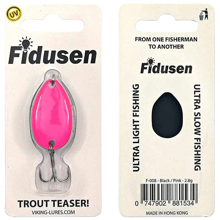 Westin Kunstköder Fidusen (Black/Pink, 2,8 g) 