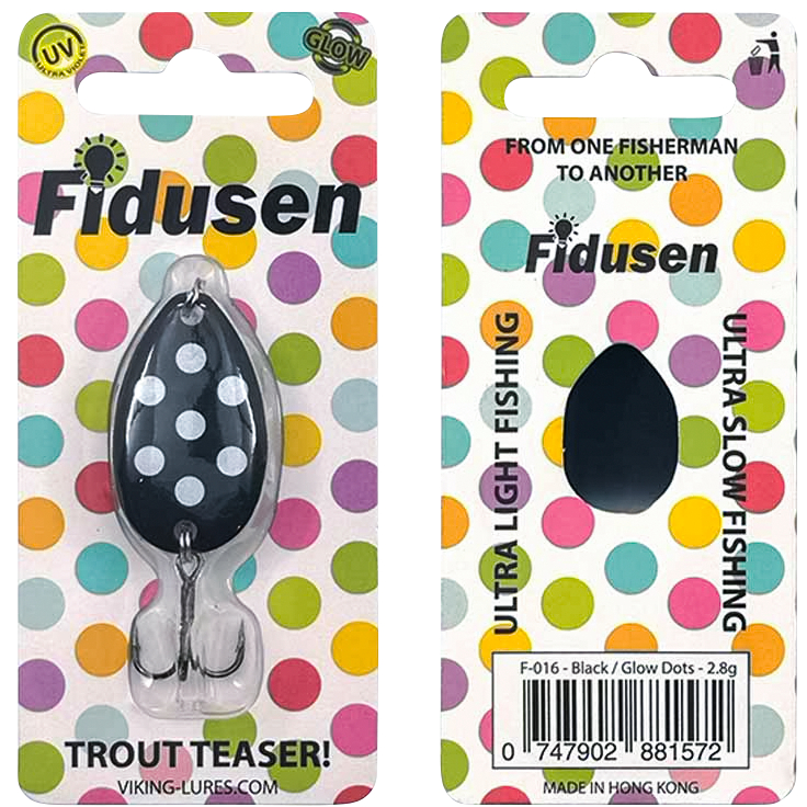 Westin Kunstköder Fidusen (Black/White, 2,8 g) 