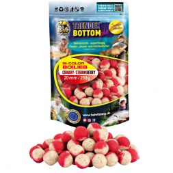 Bi-Color Boilies Trendex Bottom Plus (Crabby-Strawberry)