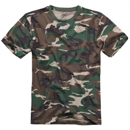 Brandit Herren T-Shirt Premium (woodland)
