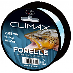 Climax Zielfischschnur Forelle (hellblau)