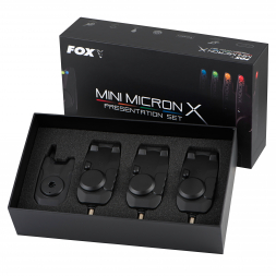 Fox Carp Bissanzeiger Set: 3x Mini Micron X inkl. Receiver