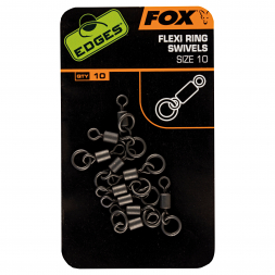Fox Carp Edges™ Flexi Ring Swivel (Größe 10)
