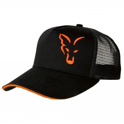 Fox Carp Unisex Trucker Cap (schwarz/orange)