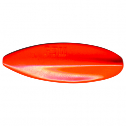 FTM Trout Spoon Fishing Tackle Max Omura Inline (Orange/Schwarz UV)