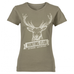 il Lago Basic Damen T-Shirt Hunting Club