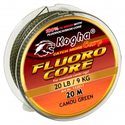 Kogha Angelschnur Carp Fluoro Core (camou braun) 