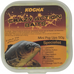  Crazy Action Baits Mini Pop Ups (Ananas)