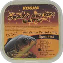  Crazy Action Baits Mini Wafter Dumbells (Ananas)
