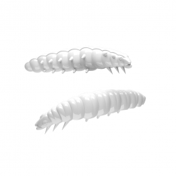Libra Lures Larva Kunstköder (white) 