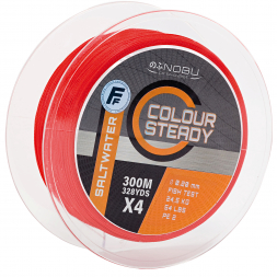 Lineaeffe Angelschnur Colour Steady Freshwater 4X Braid (bright red)