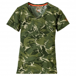 OS Trachten Damen Funktions T-Shirt (camo grün)