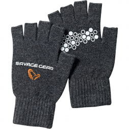 Savage Gear Unisex Halbfinger Handschuh