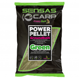 Sensas Grundfutter Big Bait (UK power pellet green) 