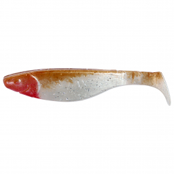  Shad Kopyto River (weiß/glitter/braun)