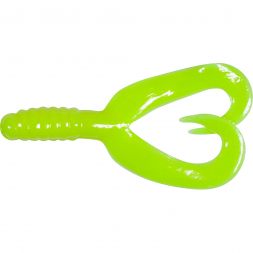 ShadXperts Twister 3" Doubletail (Fluogelb) 