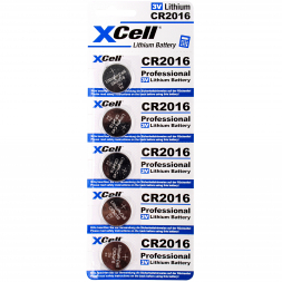 XCell Lithium Knopfzeilen Batterien 3 V (CR2016)